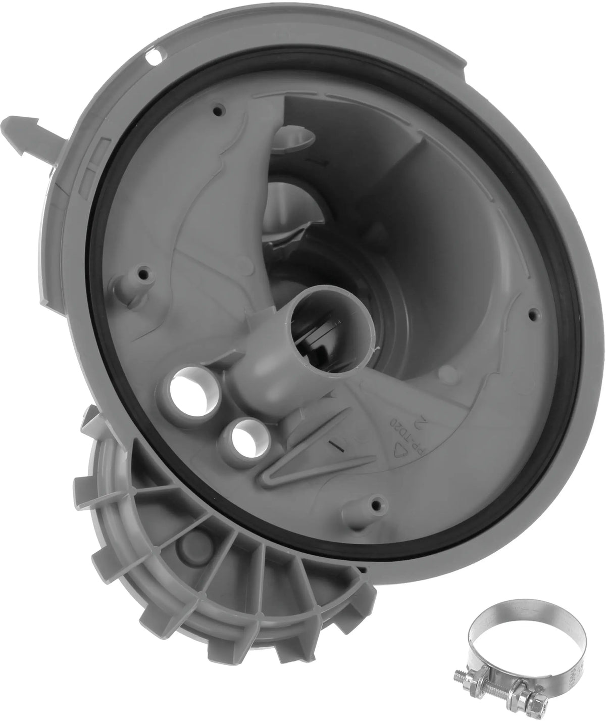 Bosch Siemens Pumpentopf 00668102 mit Rückschlagventil Detailansicht