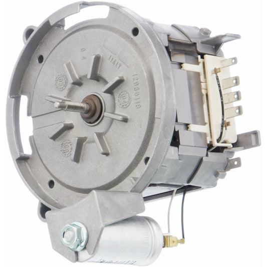 Original Bosch Siemens Umwälzpumpenmotor 00490984 mit Anschlusskontakten und Kondensator