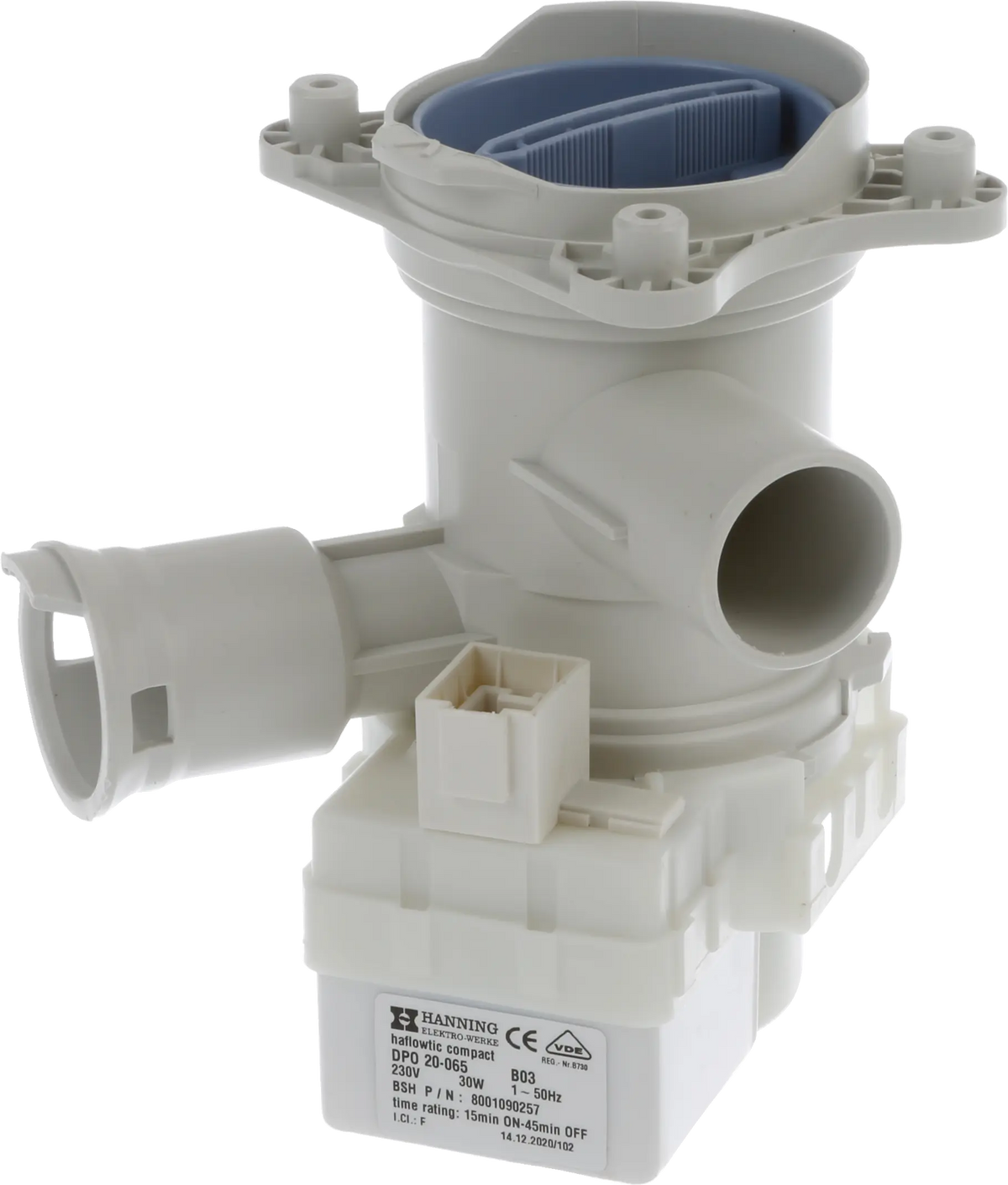 Original Bosch Siemens Laugenpumpe 00146106 – Vorderansicht