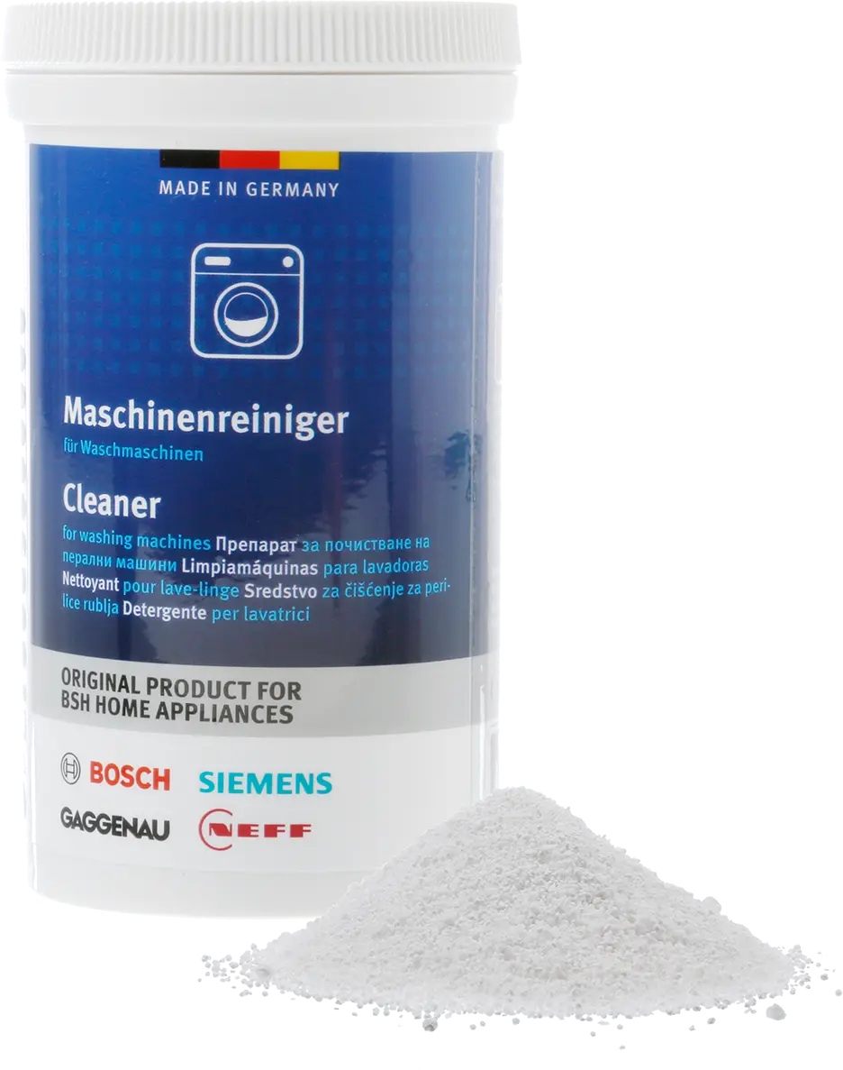 Original Bosch Siemens Waschmaschinenreiniger 00311925, 200-g-Dose mit Reinigungspulver