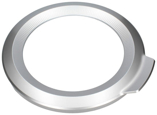 Original AEG Electrolux Türrahmen vorne silber Ø 490 mm 140043650047 für L6FB64470, PNC 914913065/03, Position 361