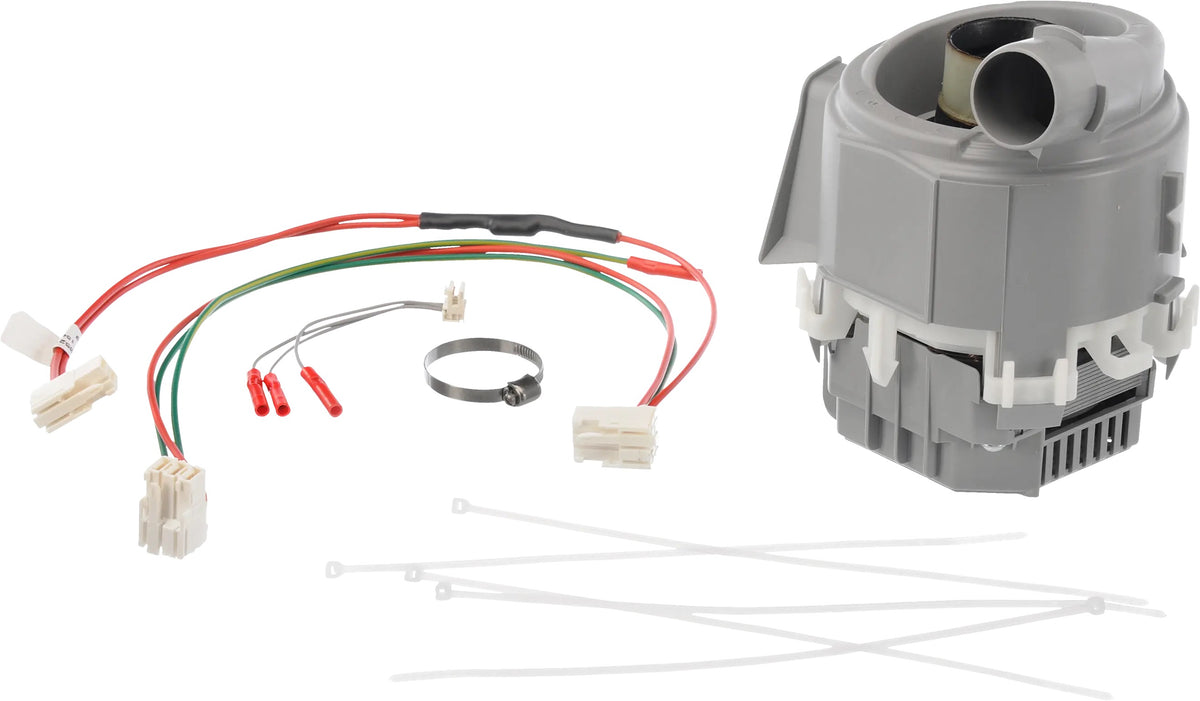 Original Bosch Siemens Heizpumpe 00654575 mit Kabelsatz 12038602 – passend für SMS53M08EU/01