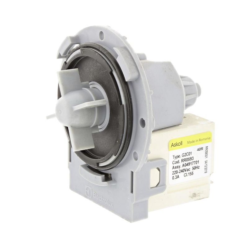 Original AEG Laugenpumpe 140049177011 – Rückseite und Kontakte