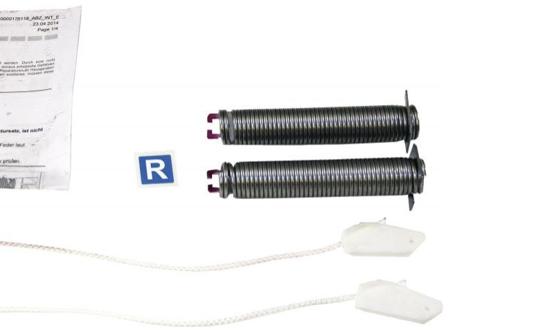 Original Türfeder-Reparatursatz 00754873 für NEFF S52N53X2EU/73 – Ansicht 3